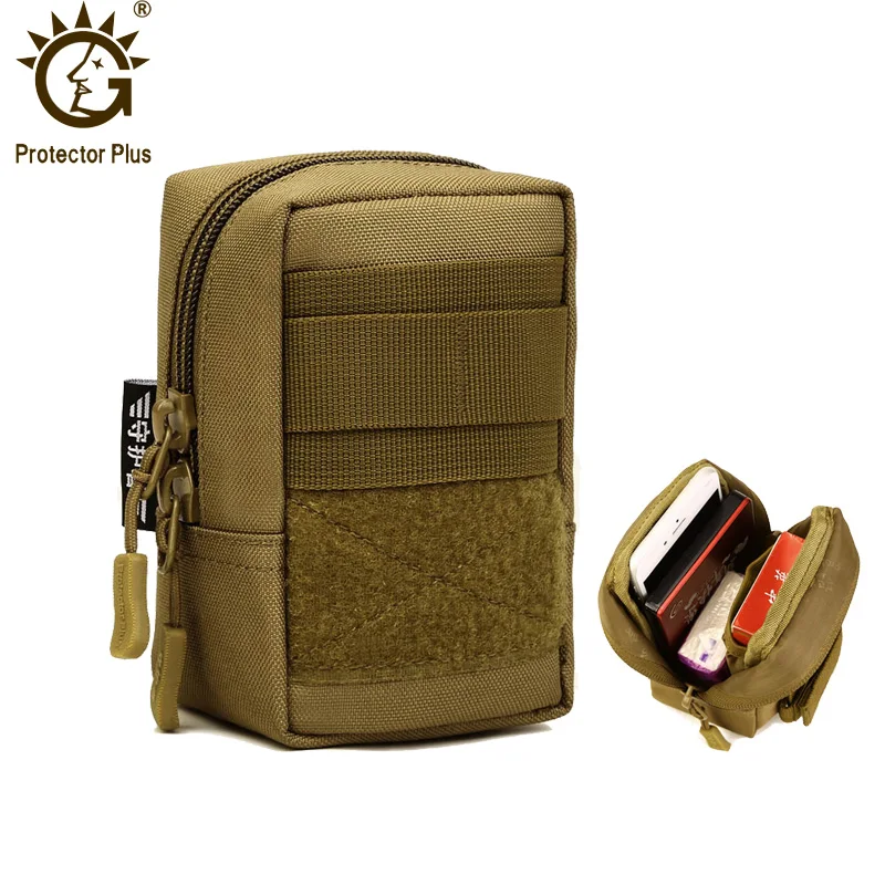 

Protector Plus Nylon Tactical Molle Pouch Outdoor Small Military Waist Pack Army EDC Molle Bag Tool Pouch 4.7 inch 4Colors