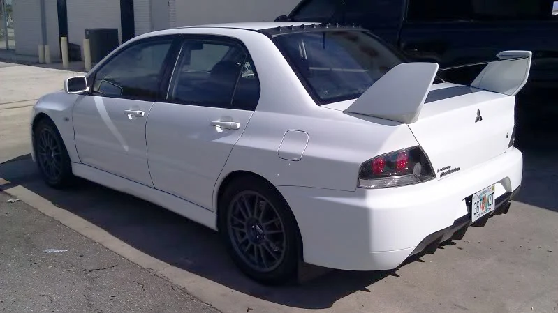 Для Evolution EVO 7 OEM Стиль углеродное волокно спойлер лезвие для Mitsubishi глянцевое