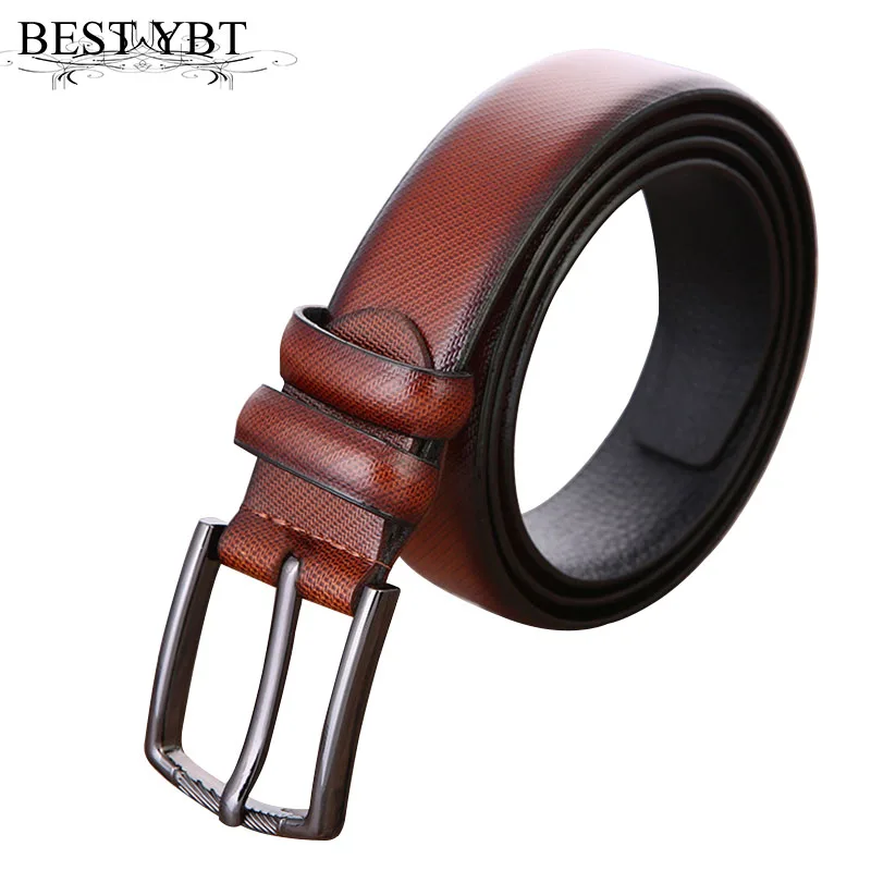Ремень YBT мужской из спилка|leather belt|men leather beltbelt business |