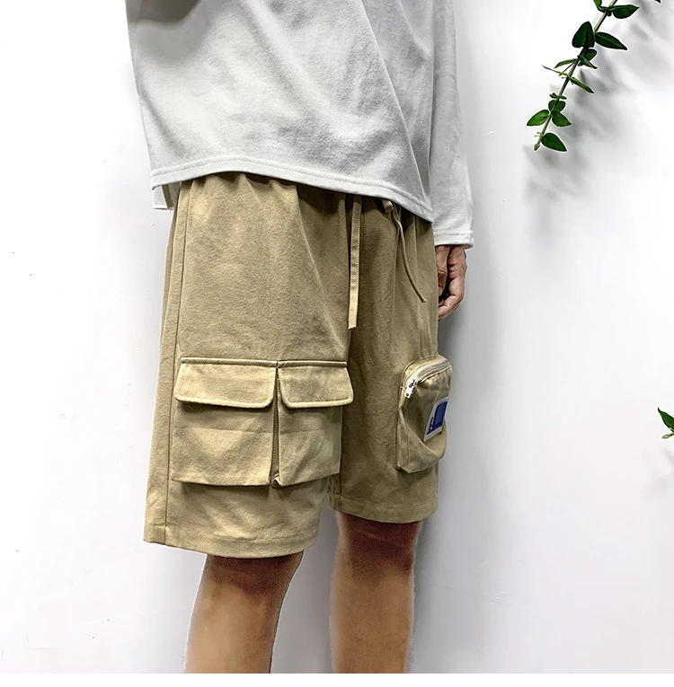 Spring And Summer New Korean Version Of Hip Hop Couple Small Fresh Cotton Solid Color Casual Overalls M-2XL Size Streetwear
