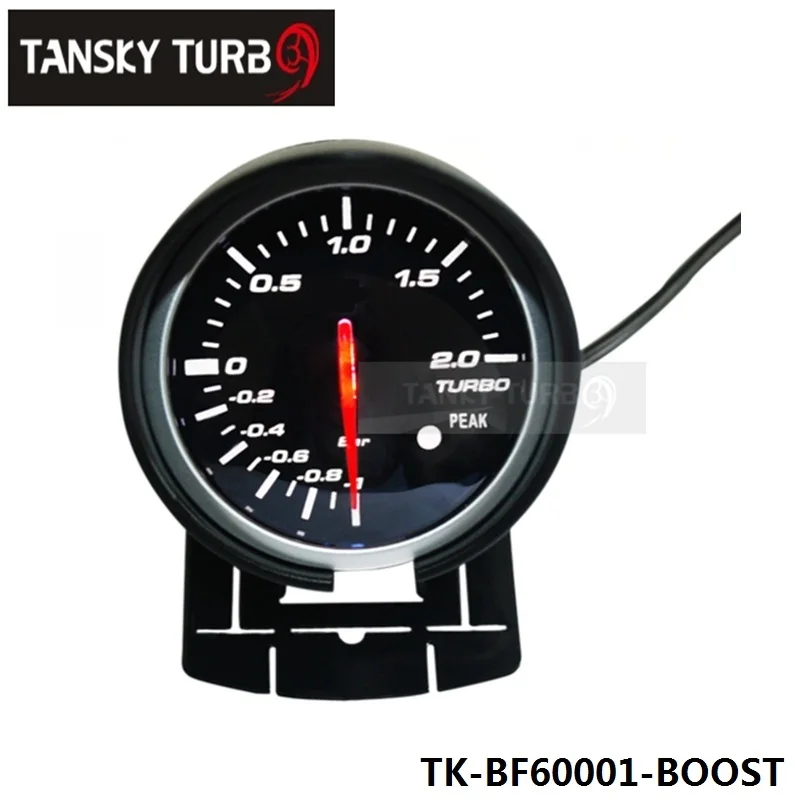 EPMAN - BF 60mm Boost Gauge High Quality Turbo Gauge with Red & White Light For Audi TT S3 A3 03-06 Seat Leon EP-BF60001-BOOST