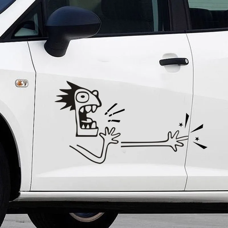 Funny Clip hand Wall Sticker Kitchen Cabinet Car Door Home Decoration Furniture Glass Stickers Decal Home Decor