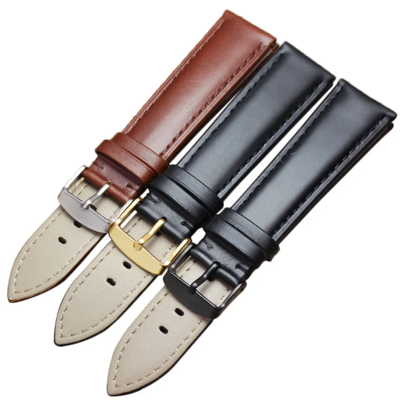 18mm 19mm 20mm 21mm 22mm 24mm Watchbands Men Watch Band High Quality Genuine Leather Women Watch