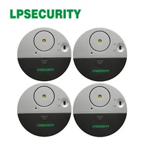 LPSECURITY ультра-тонкая оконная сигнализация с громким сигналом 100 дБ и вибрационными датчиками для домашнего офиса в общежитии или даже RVs SE-0106
