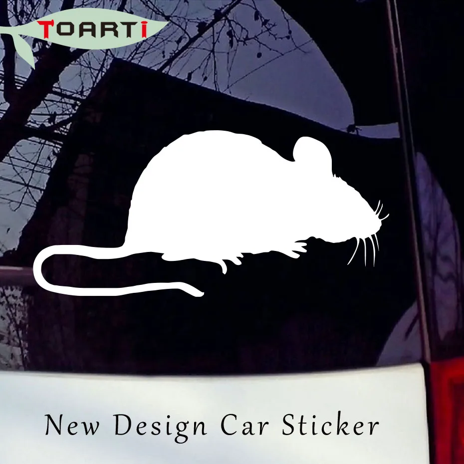 

Rat Vinyl Decals Car Truck Sticker Animal Auto Stickers Adhesive Laptop Decals For Automobiles Decoration Car Styling