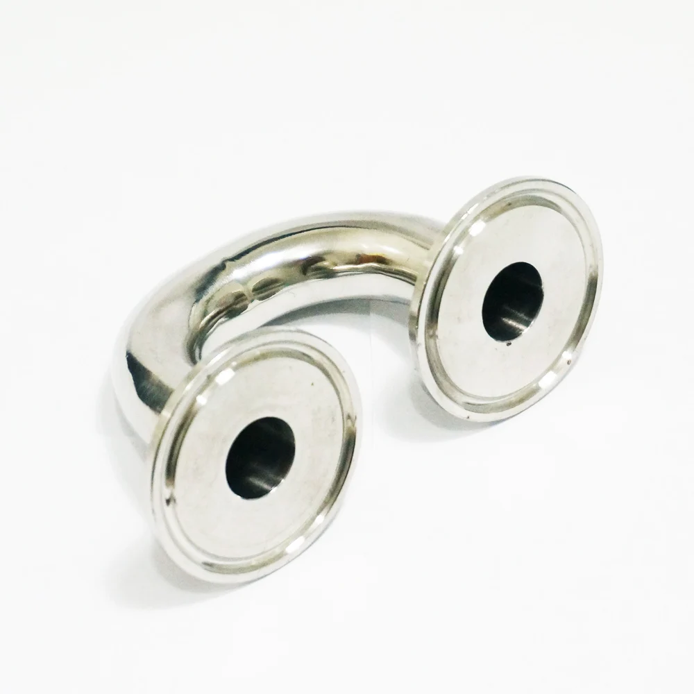 OD32 38mm Tri Clamp 50 5 мм 304 нержавеющая сталь санитарно 180 градусов u тип штуцера