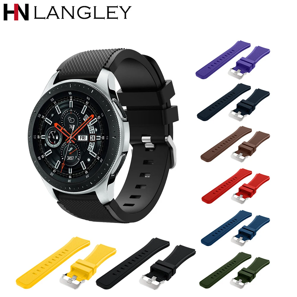 22mm Silicone Watch Band for Samsung Gear S3 Frontier Classic