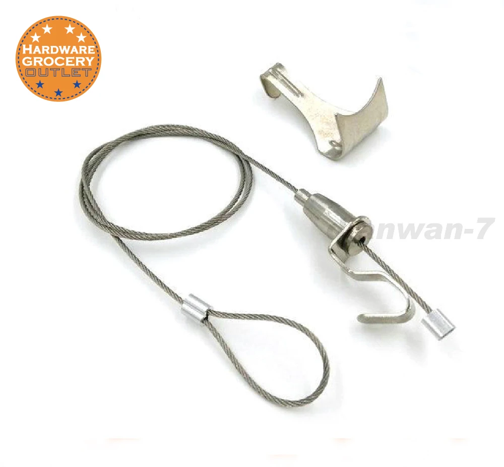 

0.5m,2pcs, Exhibition Art Hanging System;Gallery Large Picture/Photo/Paint Display Kit,Stainless Steel Wire,Molding Hook Hanger