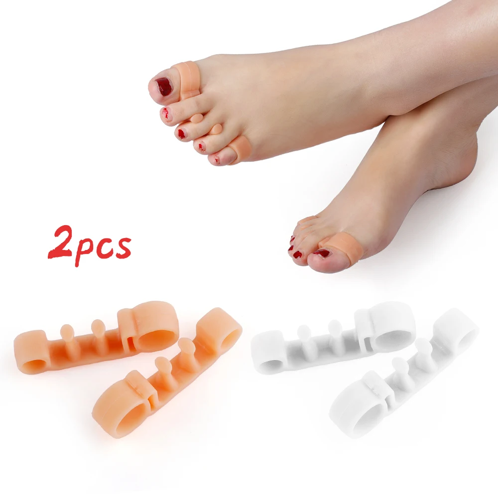 

1Pair Nails Toes Seperator Nail Art Decoration Tools Painting Separators Finger Separators Manicure Pedicure Tips Hand Spacer