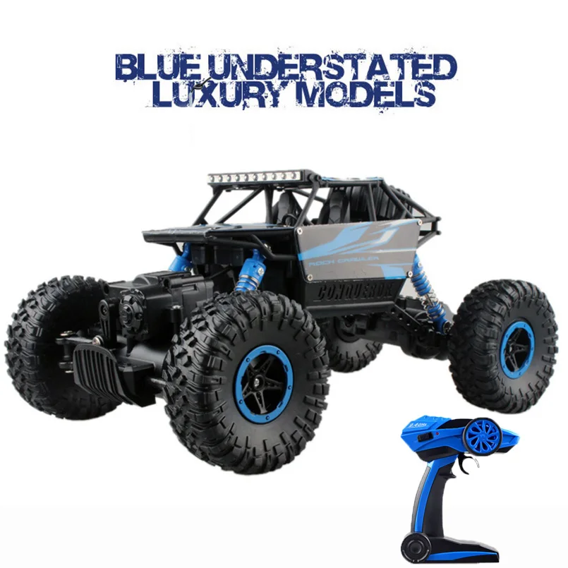 

RC Cars 4WD Off Road Crawler 2.4Ghz Remote Control Car Eletric Big Foot Climbing 1:18 Model Toys For Boy Kids Children Gift