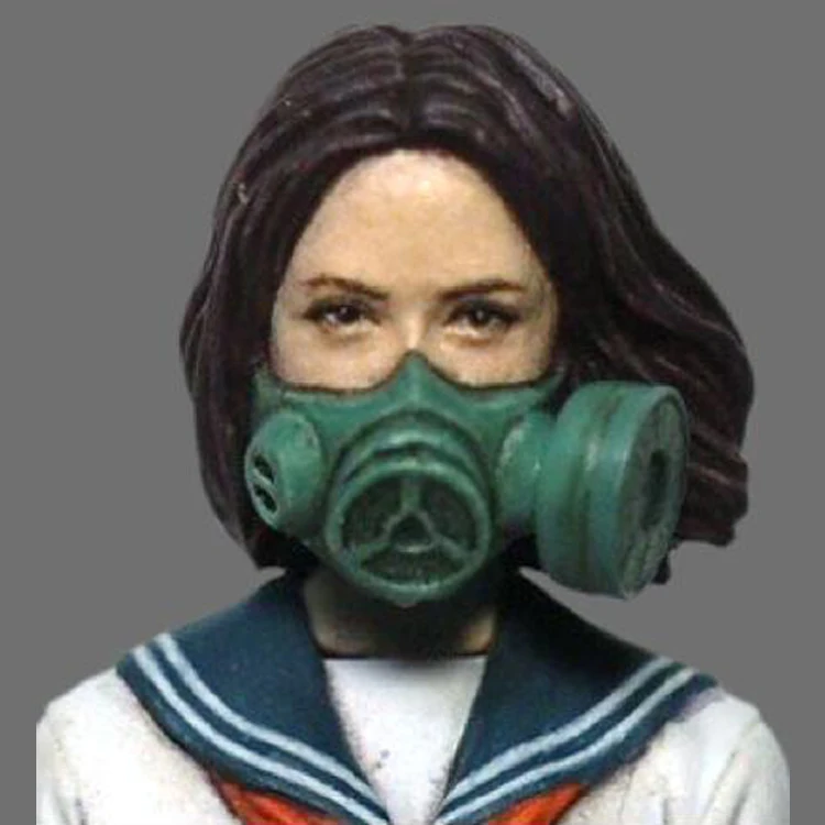 1/35 модельная фигурка из смолы противогаз для студентов руины Doomsday R39|Игровые