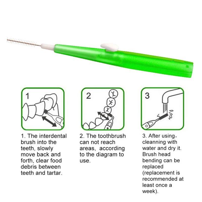 60 шт./кор. зубная нить зубочистка зуб Палочки 0,7 мм межзубных кисти зубочистка и зубная нить тонкий стоматологический для ротовой полости