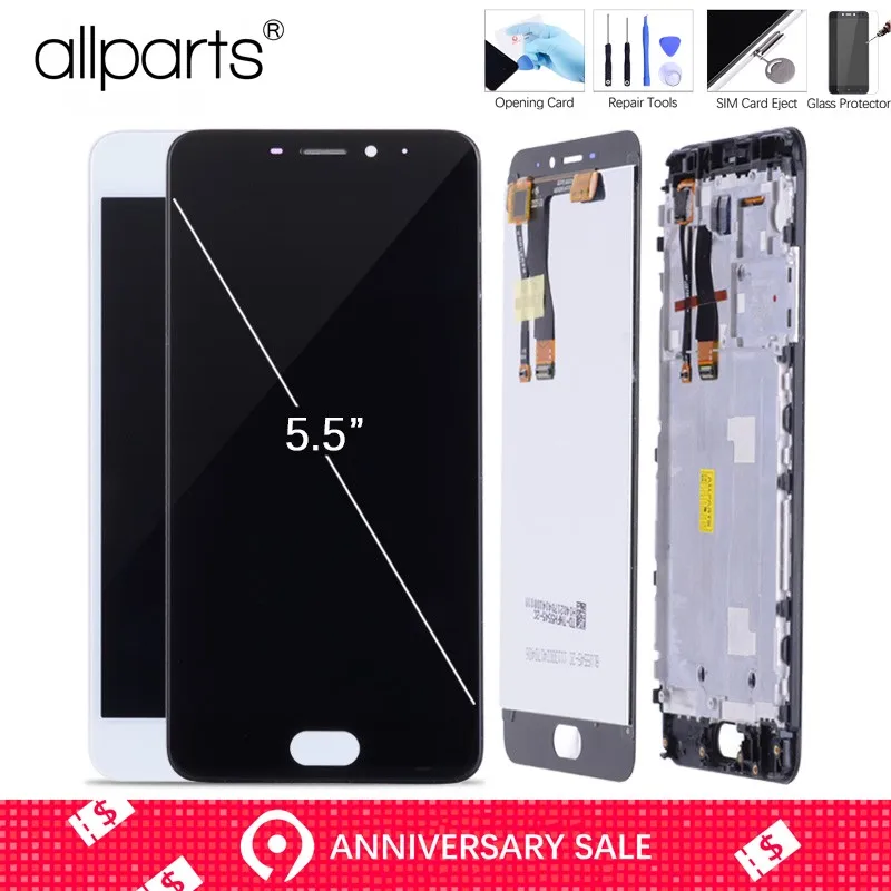 

Tested 5.5'' LCD For MEIZU M5 NOTE Display Touch Screen with Frame LCD For MEIZU M5 note Display M621H M621M M621Q