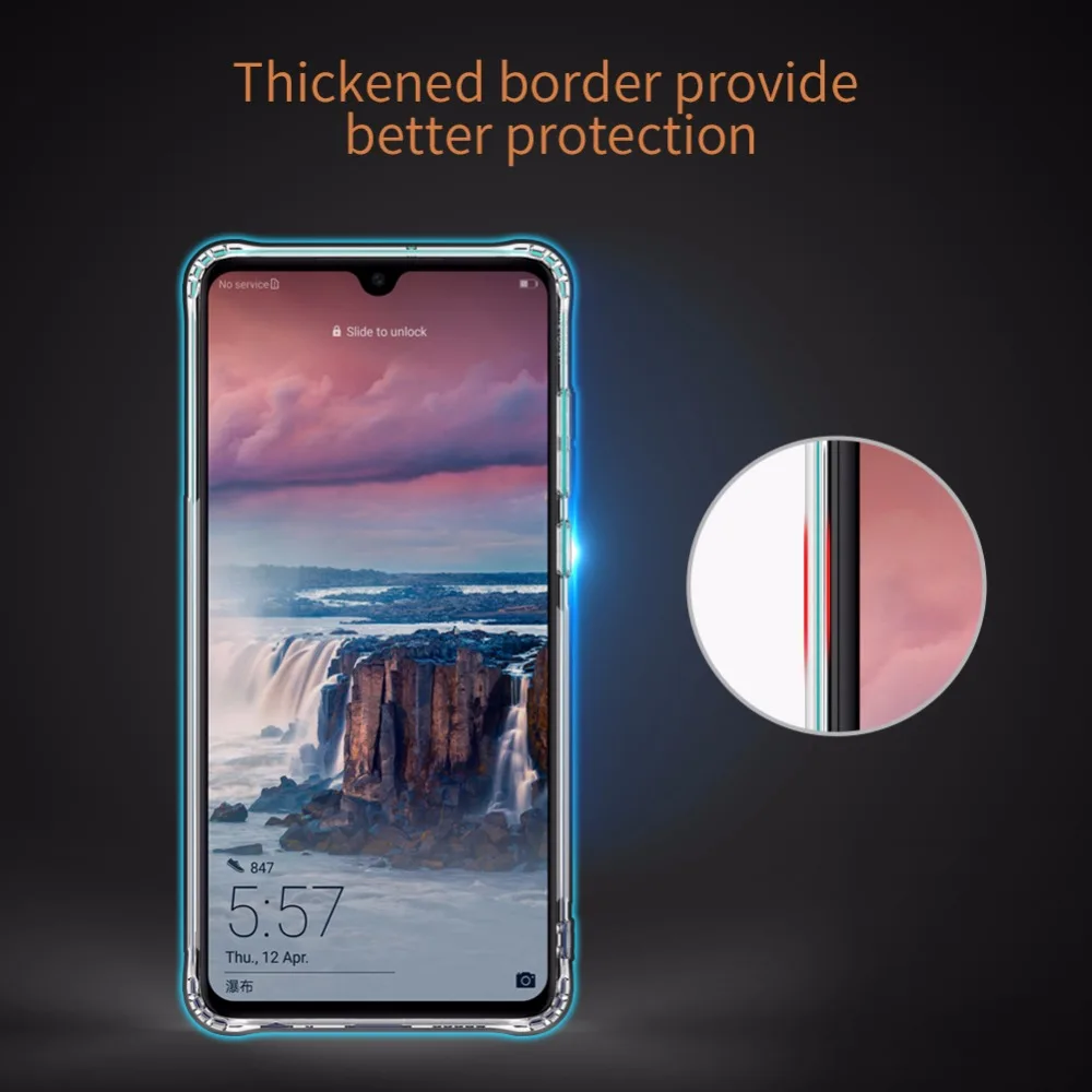 Прозрачный чехол для huawei P30 NILLKIN натуральный ТПУ, прозрачный мягкий чехол-накладка силиконовый чехол для huawei P30