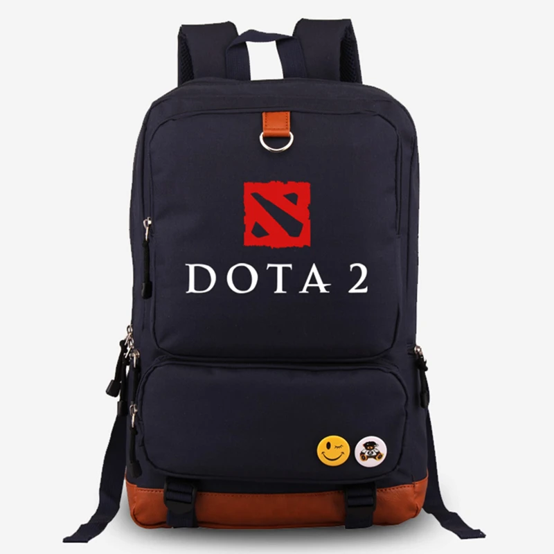  High Quality New Game Dota 2 Printing Leisure Laptop Men Fashion Backpack School Bags for Teenagers