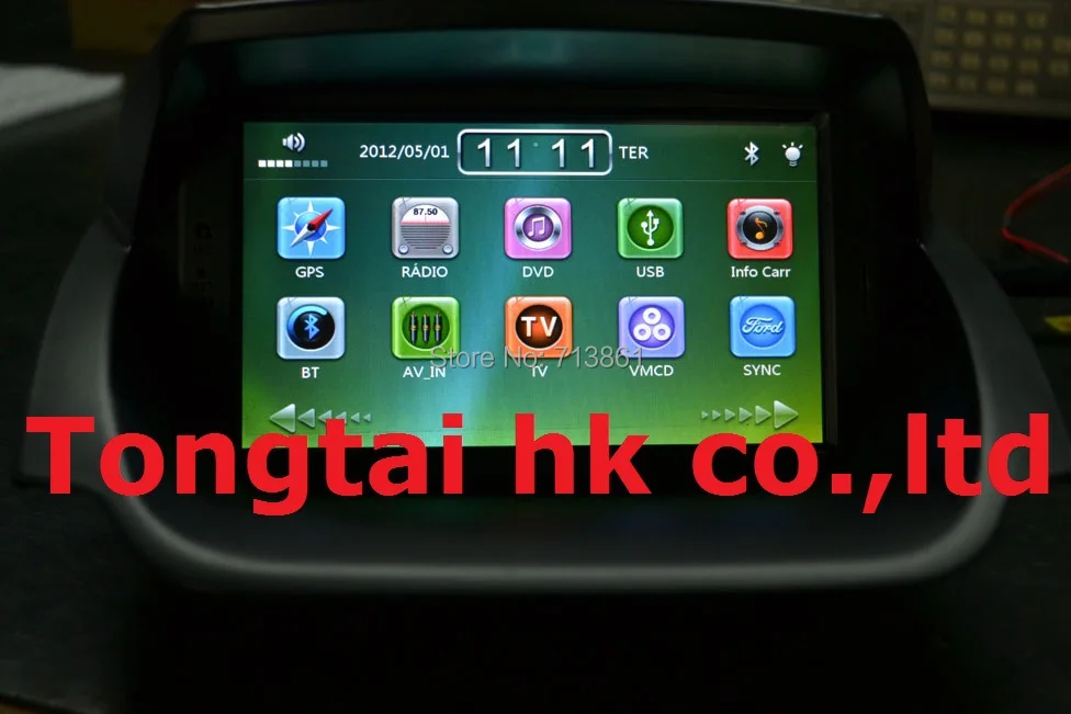 Clearance 7" for ford ecosport 2013-2014 car dvd player,GPS Navigation,IPOD,BT,radio,3G,canbus,SYNC100%,wince,portuguese,spanish,English 8