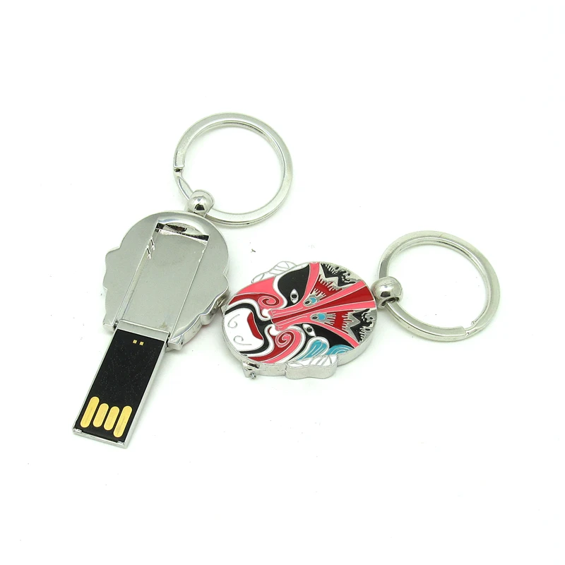 Металлическая цепочка для ключей оперной маски флэш накопитель usb память флешки