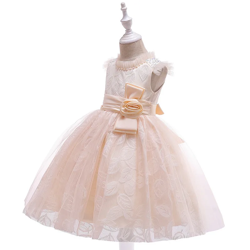 Г. Платье для девочек; газовое платье в европейском и американском стиле на свадьбу; элегантное платье с цветочным рисунком; детское платье с бантом; детское платье