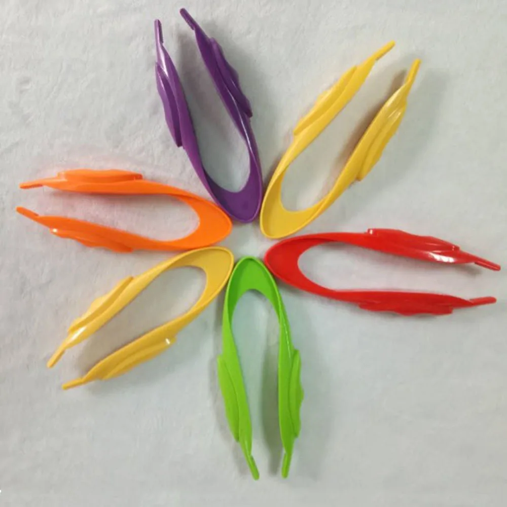 1 шт. Высокое качество Пластиковые материалы Пинцет детский сад развивающие игрушки инструменты для экспериментов случайный цвет