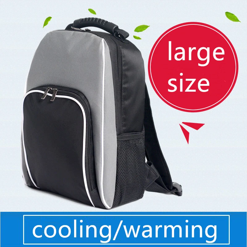 

2017NEW black thicj thermal cooling backpack family outdoor picnic food storage bag insulated large size