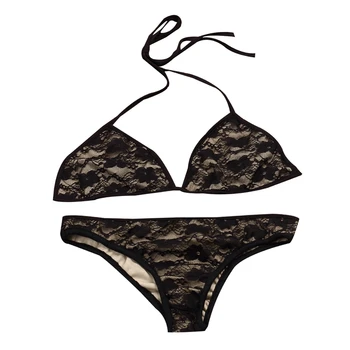 

Women Sexy Lace Bikini Set Bathing Traiangle Suit Beachwear Swimsuit Swimwear Summer New