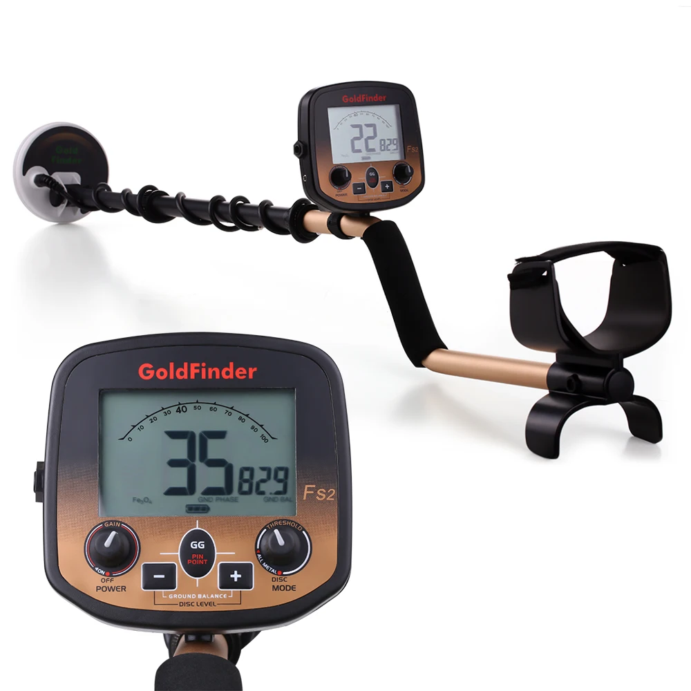 

KKMOON FS2 Professional High Sensitivity Gold Detector Underground Metal Detector Gold Detector Waterproof