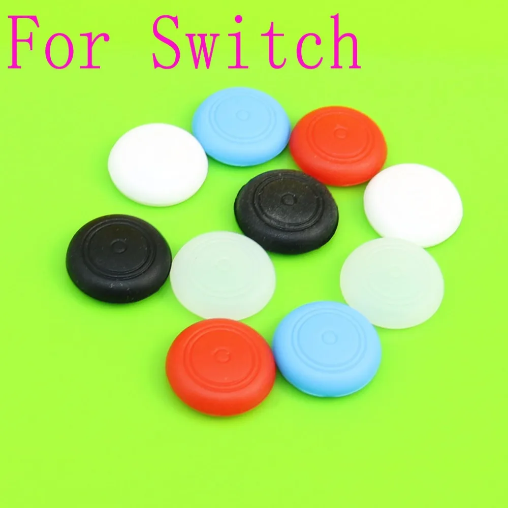 10pcs Joystick Caps Colorful Silicone Analog Grip Thumbstick button cap
