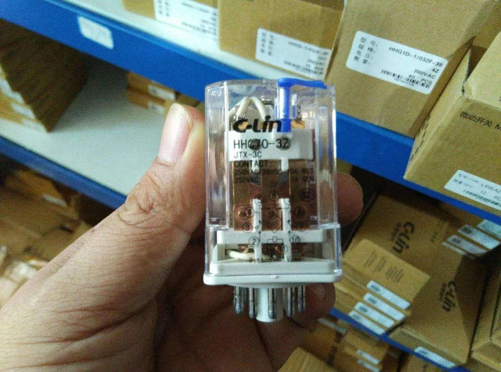 

Brand new original authentic C-Lin HHC70-3Z (JTX-3C) Electromagnetic Relay DC24V