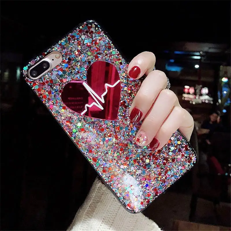 Чехол для мобильного телефона с розовым песком Iphone 66S 6P 78 78plus X Xs Xr Xsmax Ejiao Ecg Love 2019 |