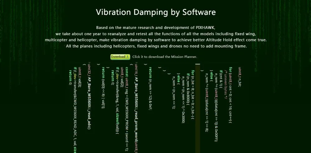 Radiolink Mini PIX управление полетом V1.0 верхняя конфигурация демпфирования вибрации программным обеспечением Attitude Hold для Pixhawk RC Racer Drone