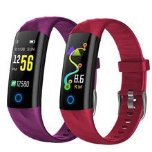 S5 Heart Rate Fitness Bracelet IP68 Waterproof Blood pressure oxygen Monitor Color Screen Activity Tracker Smart Band P30