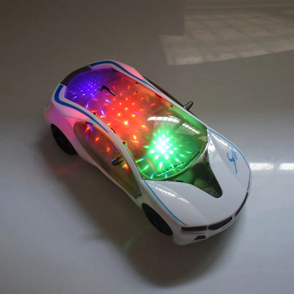 

Best selling new electric car 3D lighting music concept car simulation model universal children toy car