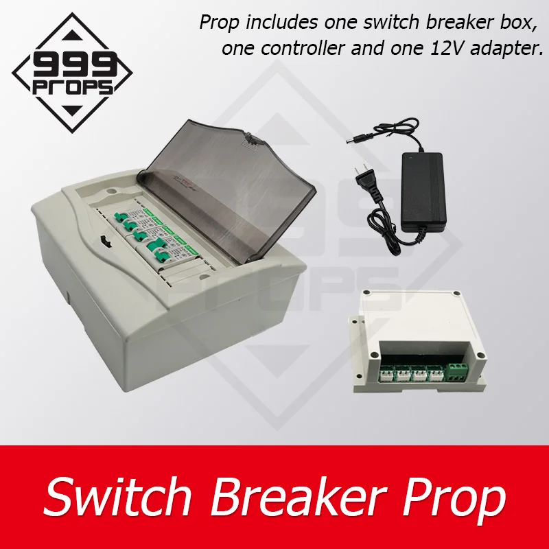 999PROPS Switch Breaker Prop in real life escape game turn the switches to right position to unlock chamber supplier