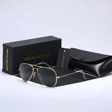 R. Bколлекция, стеклянные линзы, металлическая оправа, авиационное солнцезащитное стекло es 3025, женские, мужские, женские Брендовые очки, Винтажные Солнцезащитные очки es с коробкой