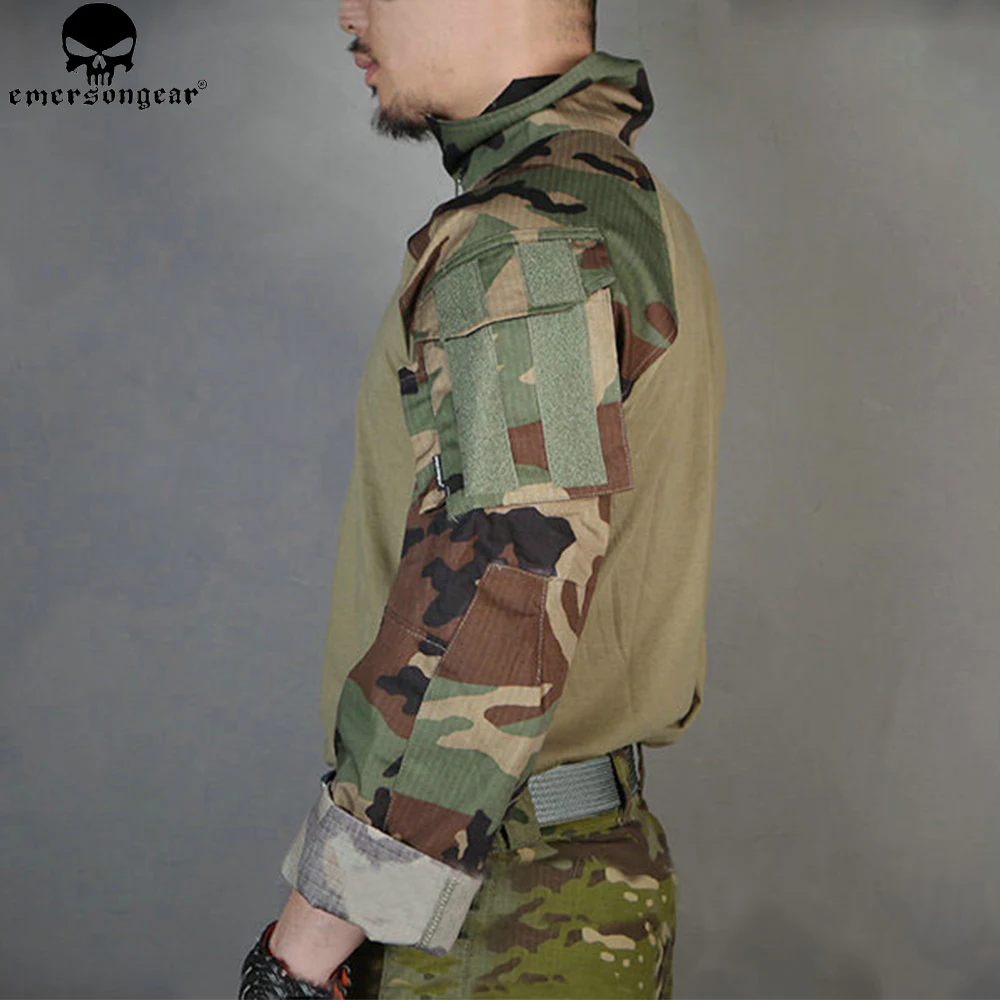  EMERSONGEAR Tactical Shirt Hunting clothes G3 Military BDU Airsoft Emerson Paintball Uniform Woodla