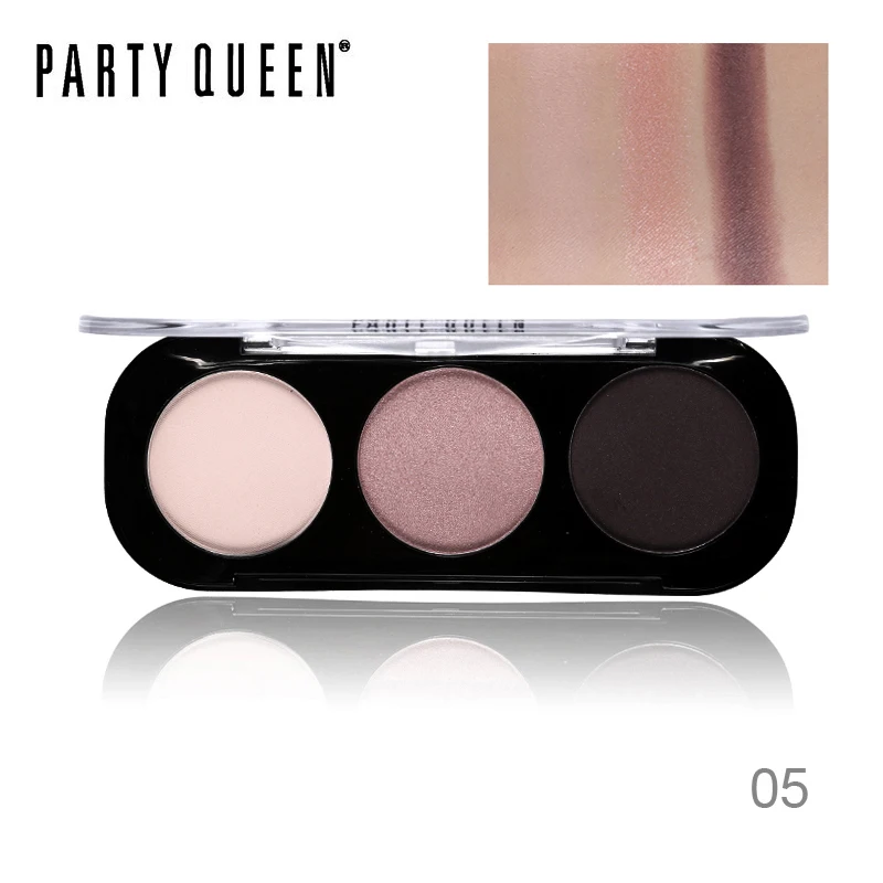 Палетка теней для век из сатина и матовой бронзы 3 цвета|eye shadow|bronze eye shadowsmokey shadow |