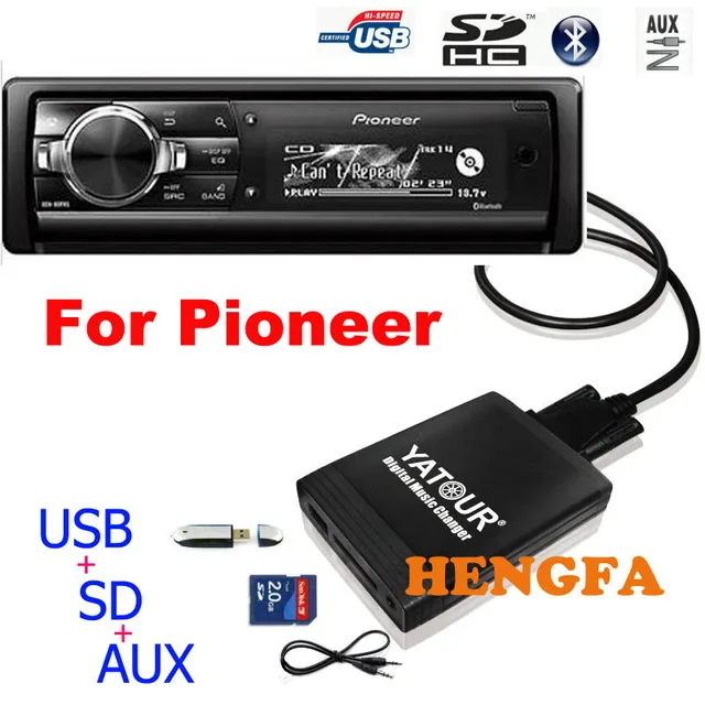 Yatour Car Audio MP3 Player for Pioneer DEH P900 KEH P6200 W MEH P055