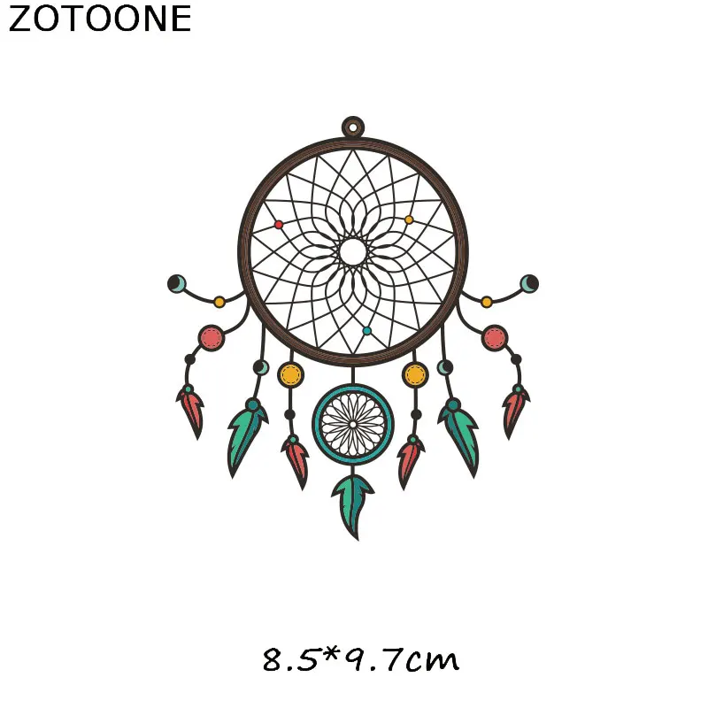 ZOTOONE милые Ловцы снов утюжок на передачу патч для одежды тепло на тепловых пластырей плавкие Наклейки Аппликации на одежду E - Цвет: 134