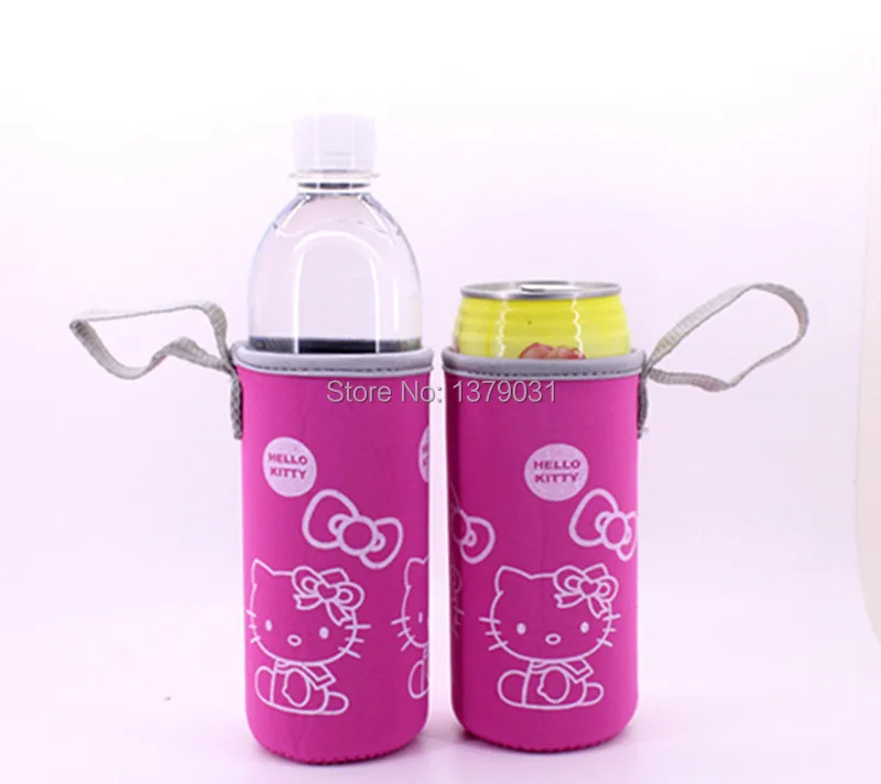 

Hello Kitty Cartoon cup sets Mug sets Beer sets Neoprene Cup sets / 2pcs pink