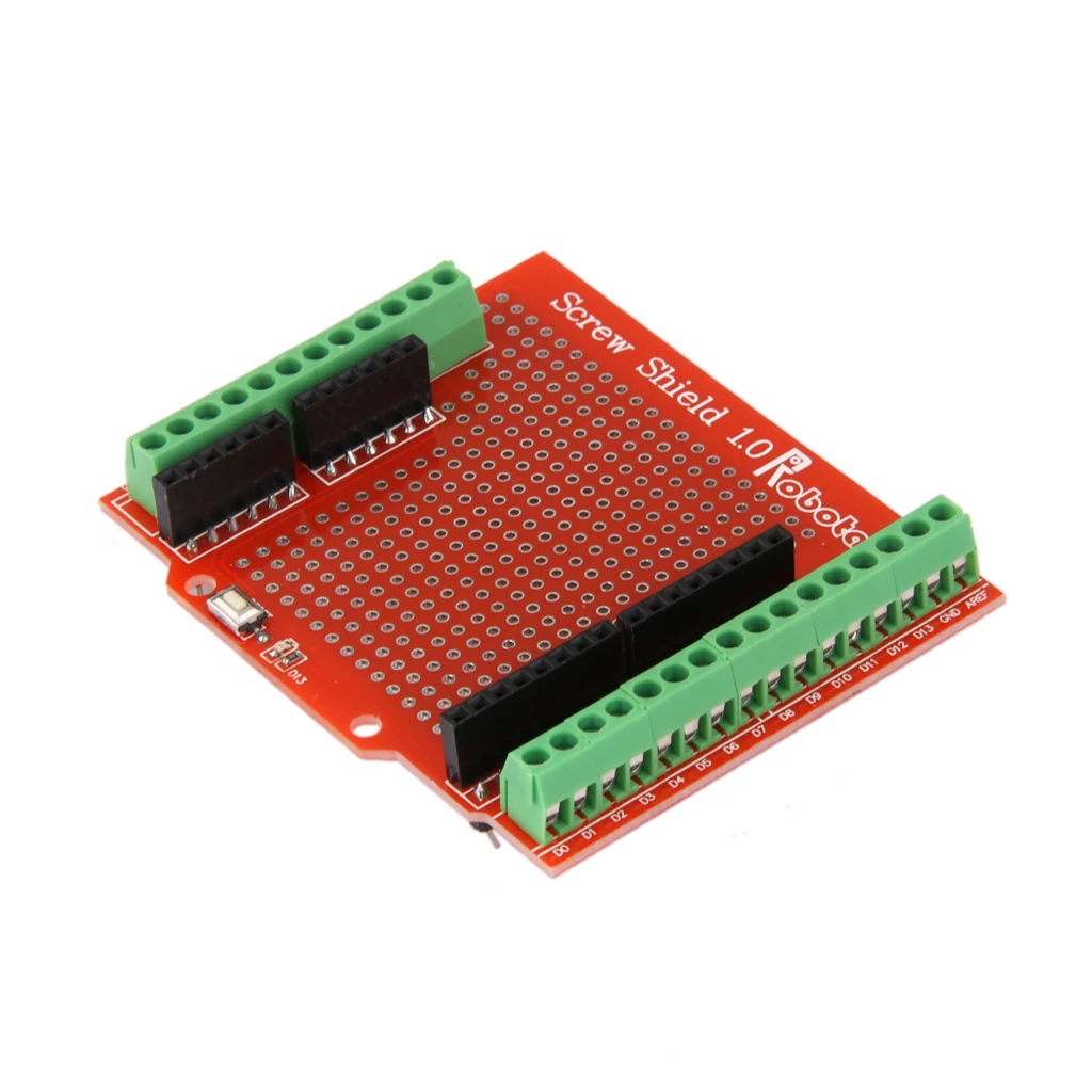 Proto screw Shield Screwshield терминала Плата расширения модуль для Arduino большой прототипирования пространство оба соединены