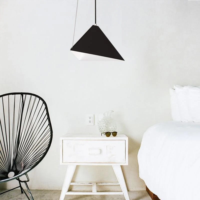 

Geometric Pendant Light Retro Vintage Black for Contemporary for Living/Dining Room/Bedroom