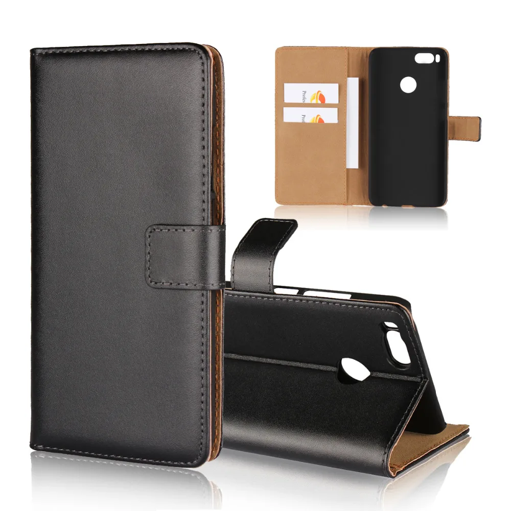 Magetic Genuine Leather Wallet Card Slots Case Cover For Xiaomi Redmi 5 Plus 4X 4A 5A Note 4X Mi 5X Mi A1 Kickstand Phone Case cases for xiaomi blue