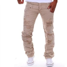 T-bird, Мужские штаны для бега,, Брендовые мужские военные брюки-карго, одноцветные, обтягивающие, с дырками, брюки, компрессионные, мужские, для бега, тактические