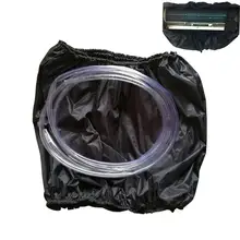 1 шт. черная крышка для очистки кондиционера, крытая подвесная машина, крышка для воды, бытовая техника для очистки, водонепроницаемая крышка