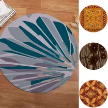 Круглый ковер для спальни круглый коврик арт-деко ковер для гостиной спальни кабинет детская комната мягкий ковер 8# G6