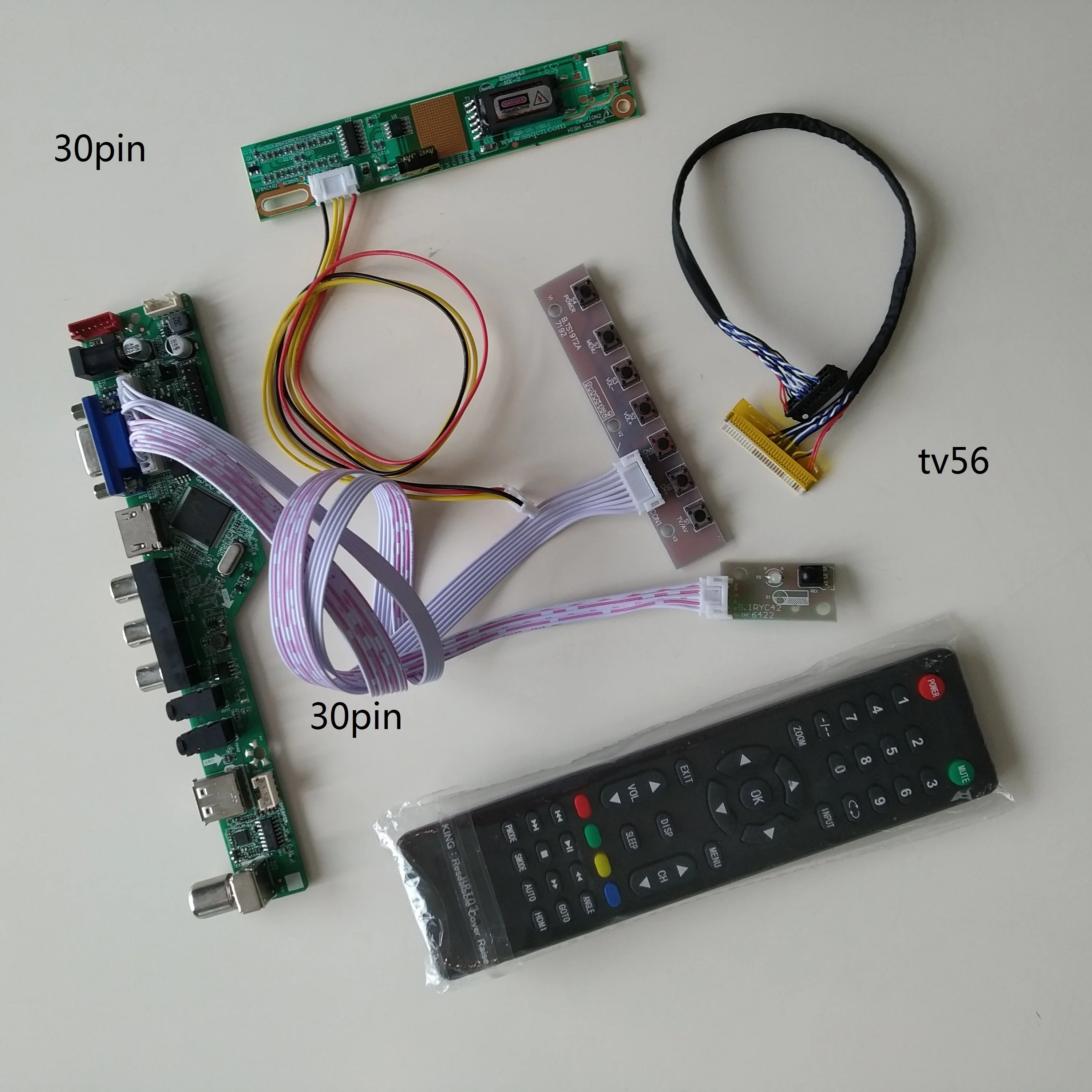 ТВ VGA AV USB аудио светодиодный 1 флуоресцентные лампы с холодным катодом плата