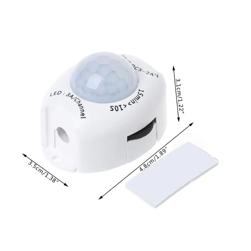 

Automatic Human Body Infrared PIR Motion Sensor Switch For LED Strip Light Module