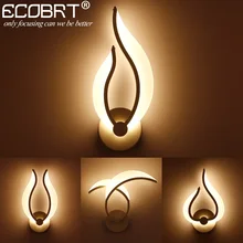 ФОТО ecobrt brief led wall light 9w modern sconces lights in bedroom as bedside lamp bedside lamps 
