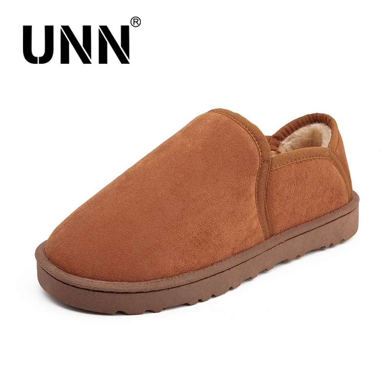 

Winter Slippers Women Plush Warm Winter Shoes Couple Indoor Home Shoes For Men Slippers Fur Brown Brwon Black Large Size5-10 UNN