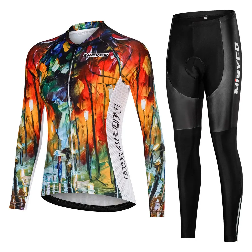 

Pro Women Cycling Set MTB Bike Clothing Female Racing Bicycle Clothes Custom Design Mtb Bicycle Clothes Female Jersey